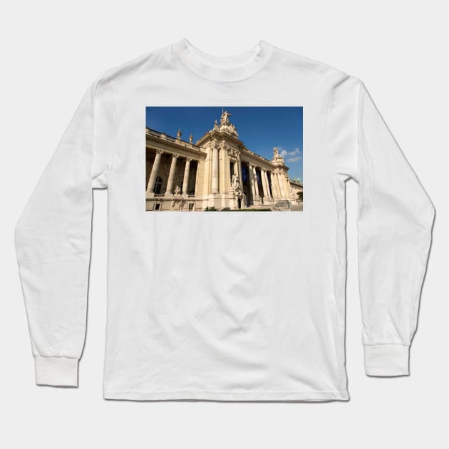 Le Grand Palais - Wide Angle View © Long Sleeve T-Shirt by PrinceJohn